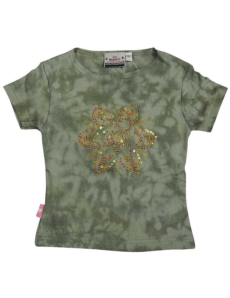 Wild Mango Baby Infant  Toddler Girls Short Sleeve Cotton Tee Shirt T-Shirt Top