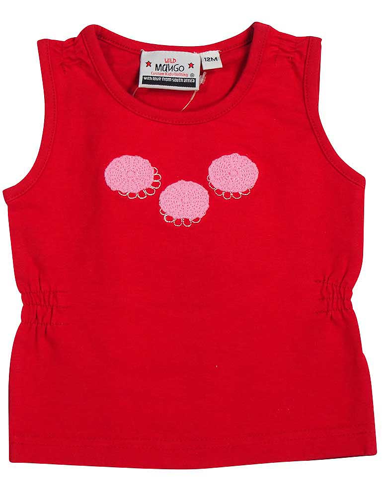 Wild Mango Baby Infant Toddler Girls Sleeveless Cotton Tank Top