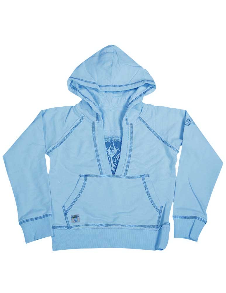 Jade - Little Girls' Hooded Ribbed Sweatshirt